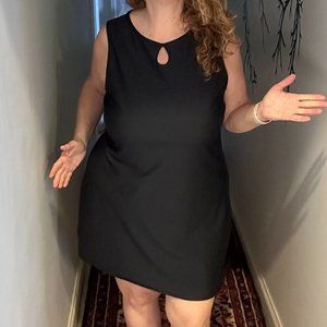 XDress Nuu Muu Exercise Dress With Pocket Solid Black LBD Size 3X GUC